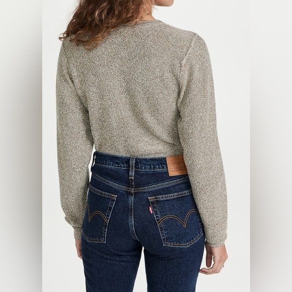 Free People ‘Going for Gold’ Wrap Sweater, size medium - Picture 2 of 10